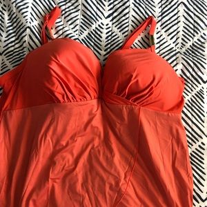 Swim top with built in bra